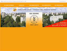 Tablet Screenshot of buergerverein-hansaviertel-berlin.de